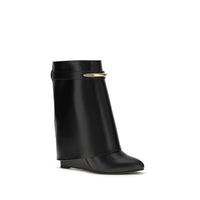 Givenchy Black Calf Leather Bos Taurus Ankle Boots