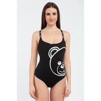 Moschino Black Cotton Bodysuit