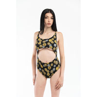 Moschino Black Cotton Bodysuit