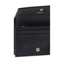 Valentino Garavani Black Calf Leather Bos Taurus Wallet