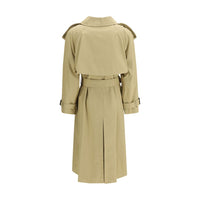 Burberry Beige Cotton Trench Coat