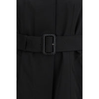 Burberry Black Cotton Trench Coat