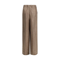 Max Mara Multicolor Silk Casual Pants