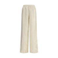Loulou De Saison Beige Silk Casual Pants
