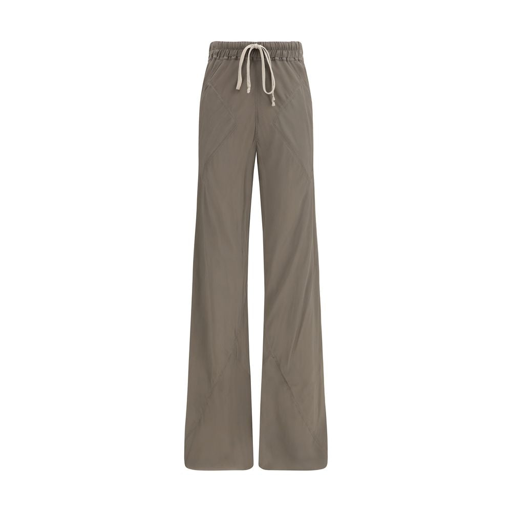 Rick Owens Brown Silk Casual Pants