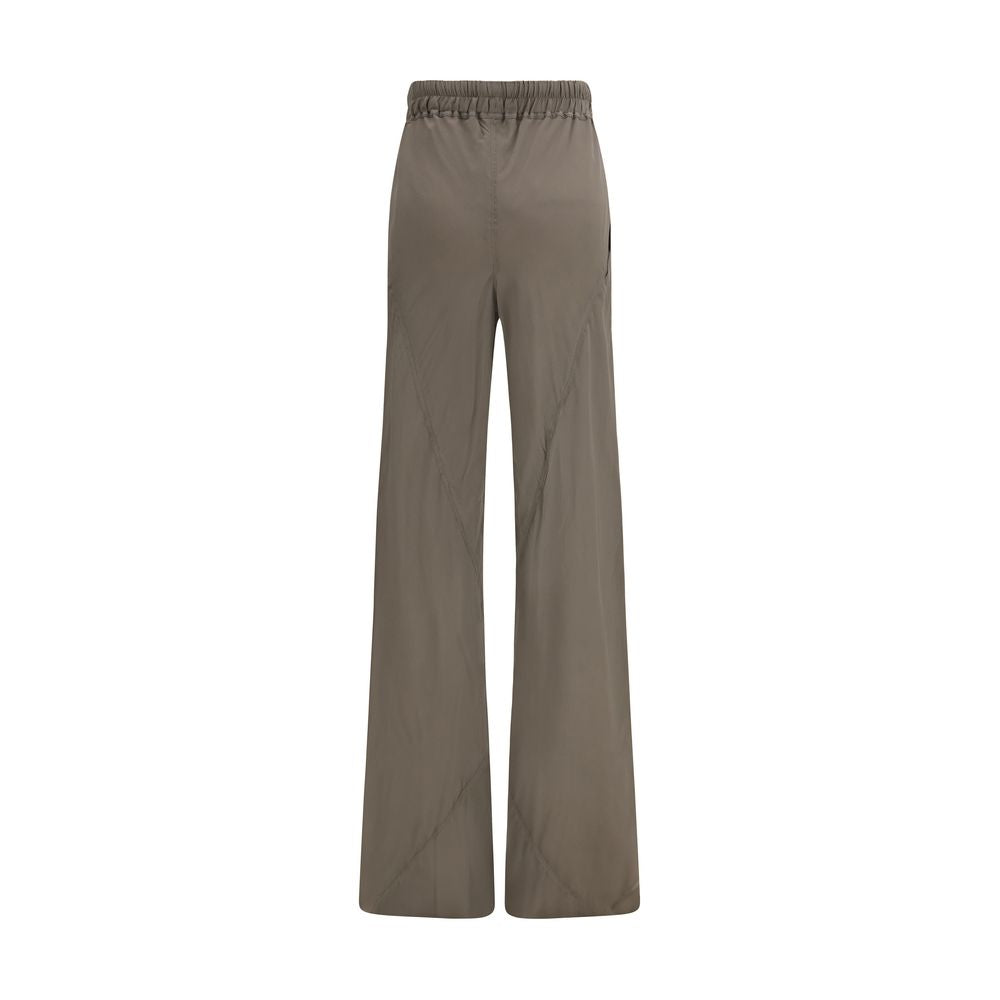 Rick Owens Brown Silk Casual Pants