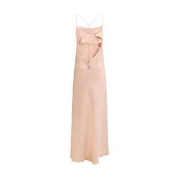 PINKO Multicolor Marabou Casual Dress