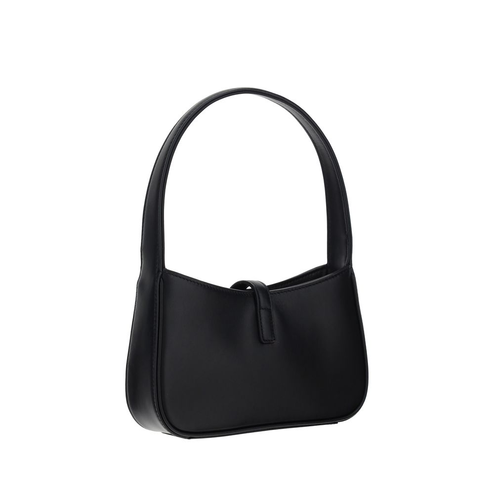 Saint Laurent Black Calf Leather Bos Taurus Shoulder Bag