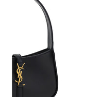 Saint Laurent Black Calf Leather Bos Taurus Shoulder Bag