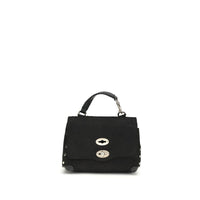Zanellato Black Calf Leather Bos Taurus Handbag