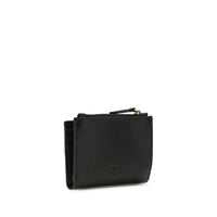PINKO Black Calf Leather Bos Taurus Wallet