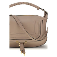 Chloé Gray Calf Leather Bos Taurus Shoulder Bag
