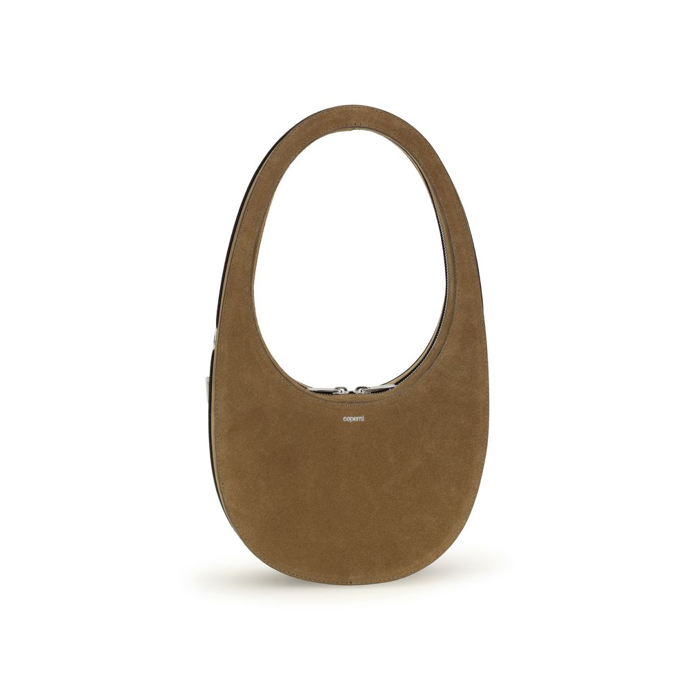Coperni Brown Calf Leather Bos Taurus Shoulder Bag