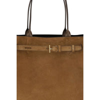 Tom Ford Brown Calf Leather Bos Taurus Shoulder Bag