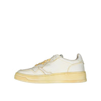 Autry White Leather Low Top Sneakers