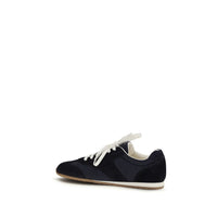 Prada Blue Calf Leather Bos Taurus Low Top Sneakers