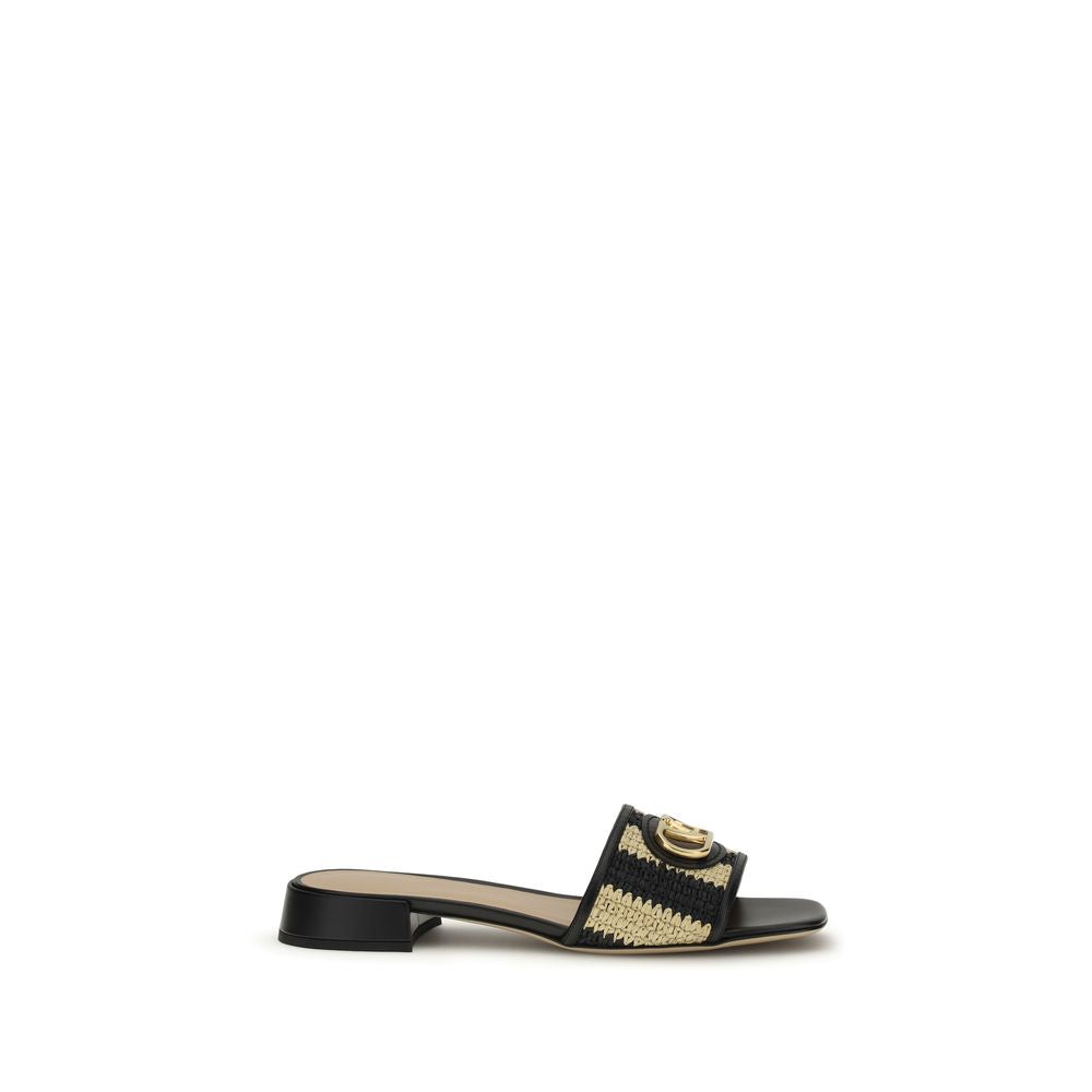 Valentino Garavani Multicolor Calf Leather Bos Taurus Sandals