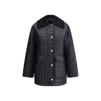 Ganni Gray Nylon Coat