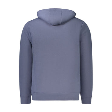 Norway 1963 Blue Cotton Men's Hooded Sweater