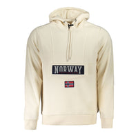 Norway 1963 Beige Cotton Men's Sweatshirt Hoodie