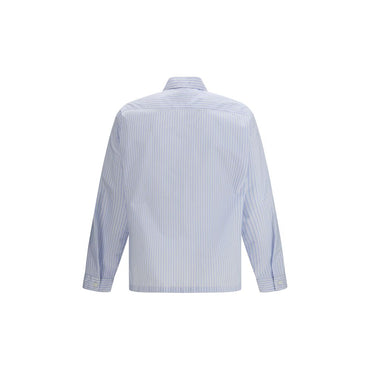 Prada Blue Polyamide Pattern Shirt