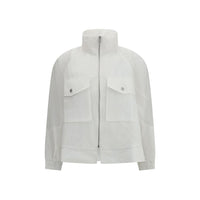 PINKO White Polyester Shell Jacket