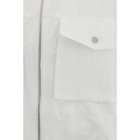 PINKO White Polyester Shell Jacket
