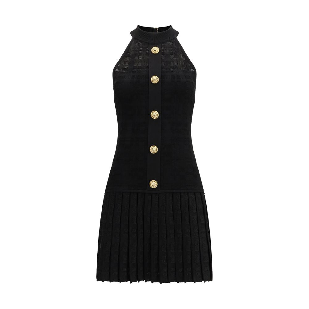 Balmain Black Viscose Casual Dress