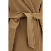 Max Mara Purple Cashmere Coat