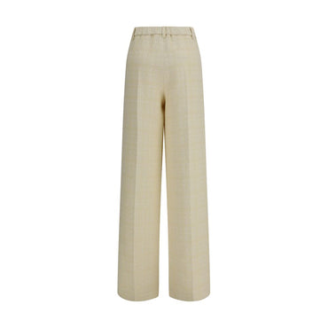 Gucci Beige Cotton Casual Pants