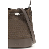 Zanellato Brown Calf Leather Bos Taurus Handbag