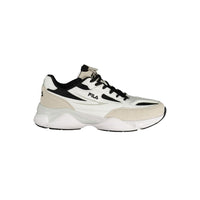 Fila White Polyester Athletic Sneakers