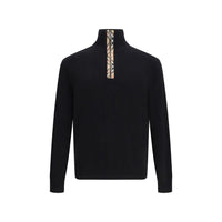 Burberry Black Wool Sweatshirt