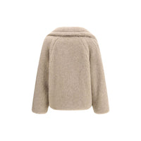 Max Mara Beige Alpaca Vicugna Pacos Coat