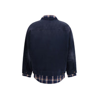 Balenciaga Blue Cotton Denim Jacket