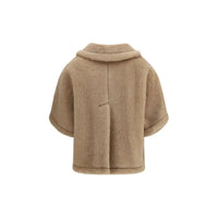 Max Mara Beige Alpaca Vicugna Pacos Coat