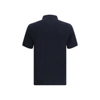 Stone Island Blue Cotton Polo Shirt