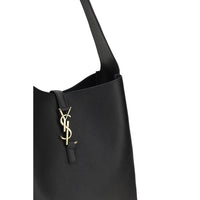 Saint Laurent Black Calf Leather Bos Taurus Shoulder Bag