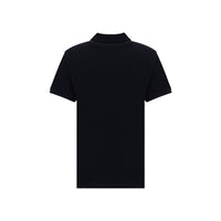 Ami Paris Black Cotton Polo Shirt