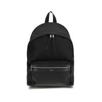 Saint Laurent Black Fabric Backpack