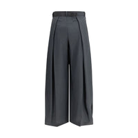 Sacai Gray Polyester Casual Pants