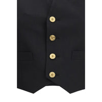 Sacai Black Polyester Waistcoat