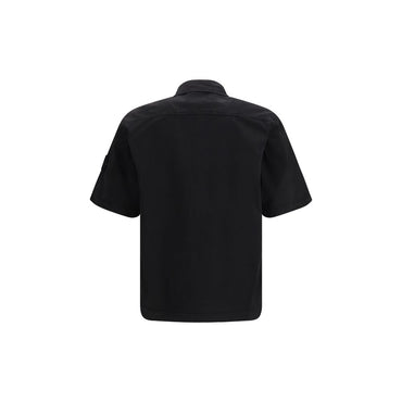 Stone Island Black Cotton Shortsleeve Shirt