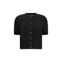 Khaite Black Cashmere Cardigan