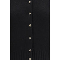 Khaite Black Cashmere Cardigan