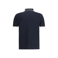 Stone Island Blue Cotton Polo Shirt