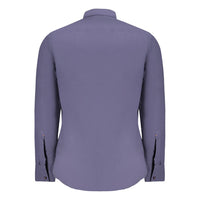 Hugo Boss Blue Cotton Men Shirt