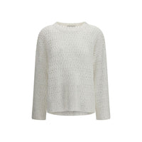 Brunello Cucinelli White Silk Sweatshirt