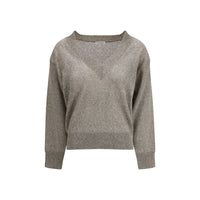 Brunello Cucinelli Brown Linen Sweatshirt