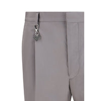 Prada Gray Cotton Dress Pants